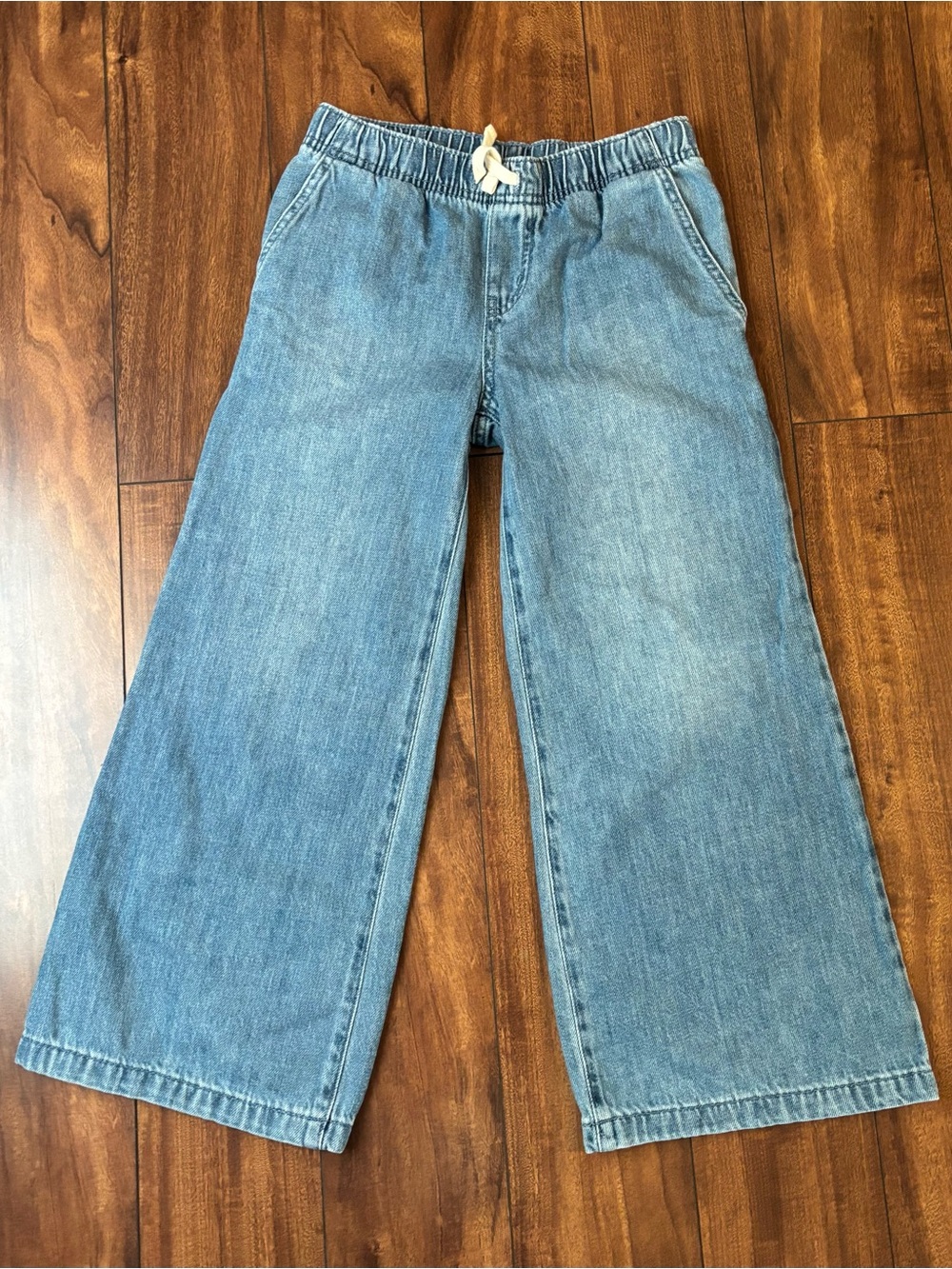 Cat & Jack Kids Light Wash Wide-Leg Denim Pants